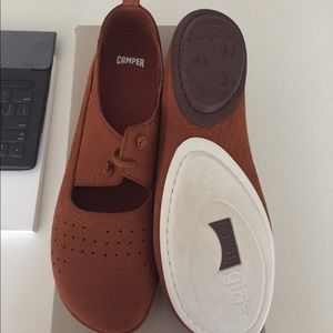 Suede Camper Flats